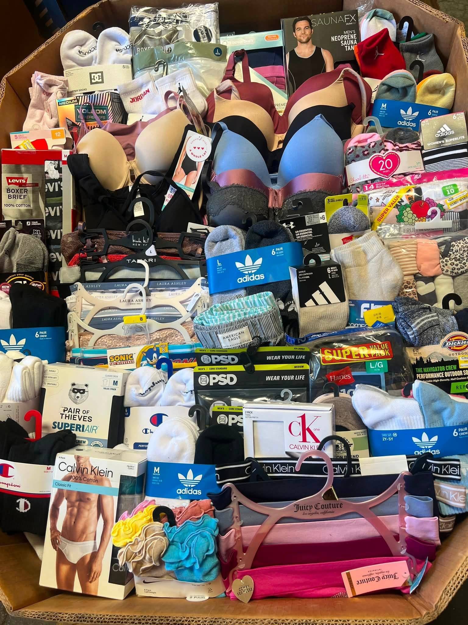 Women’s & Men’s Undergarments Mixed Pallet