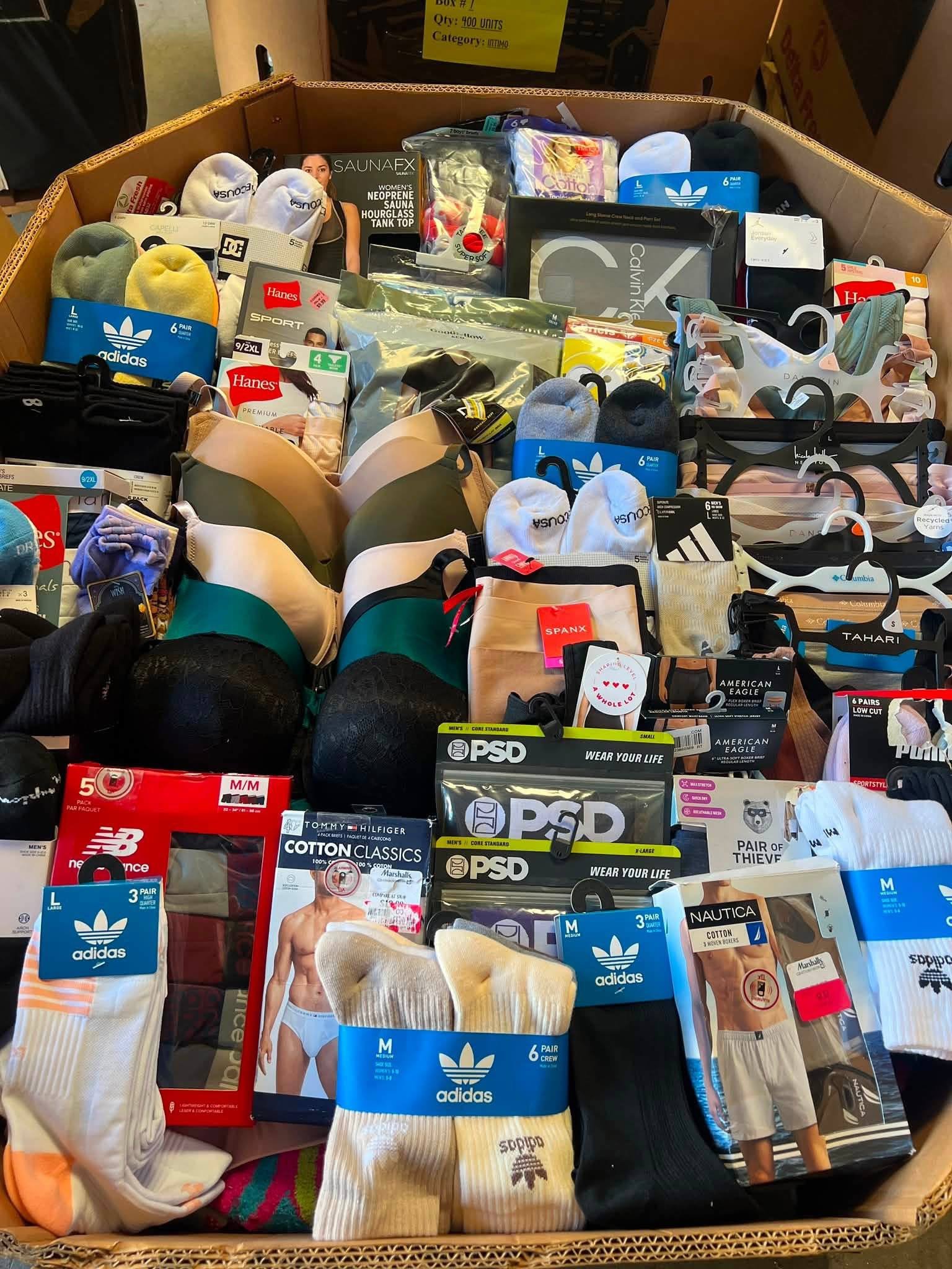 Women’s & Men’s Undergarments Mixed Pallet